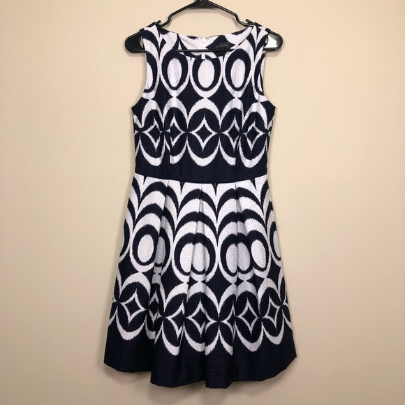 The Limited white navy blue dress size 6 - Picture 8 of 9